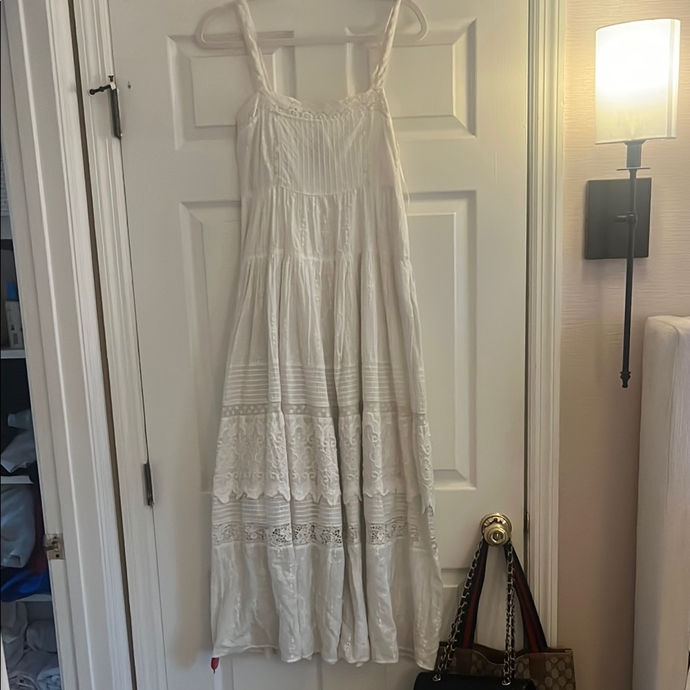 LoveShackFancy White Lace Dress